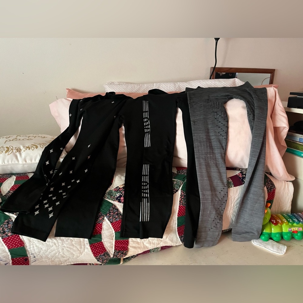LAST MARKDOWN!!! 4 Different Pairs of Black Leggings Size 1x